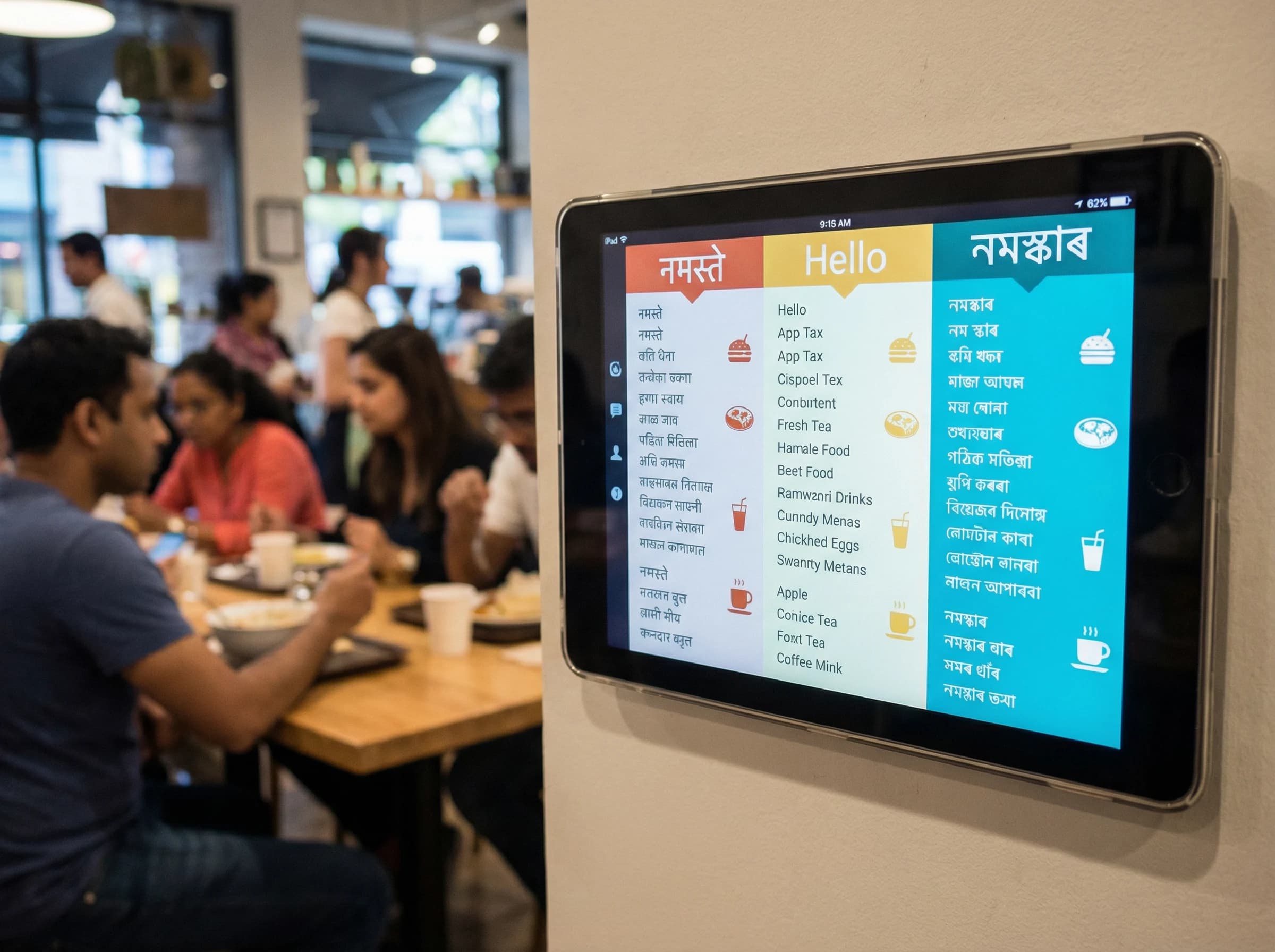 Multi-Language Menu